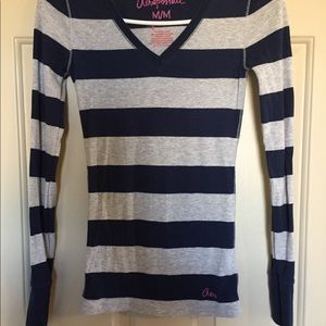 Stripped long sleeve shirt